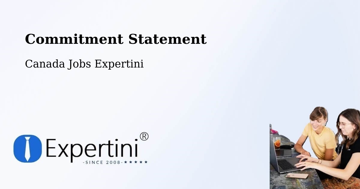 Commitment Statement - Canada Jobs Expertini